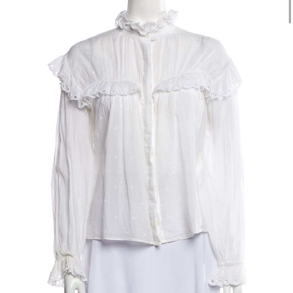 Étoile Isabel Marant
Mock Neck Long Sleeve Blouse